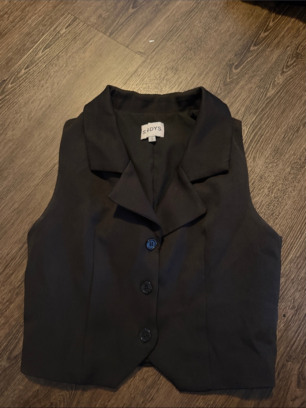 REVOLVE Black Sleeveless Blazer Vest